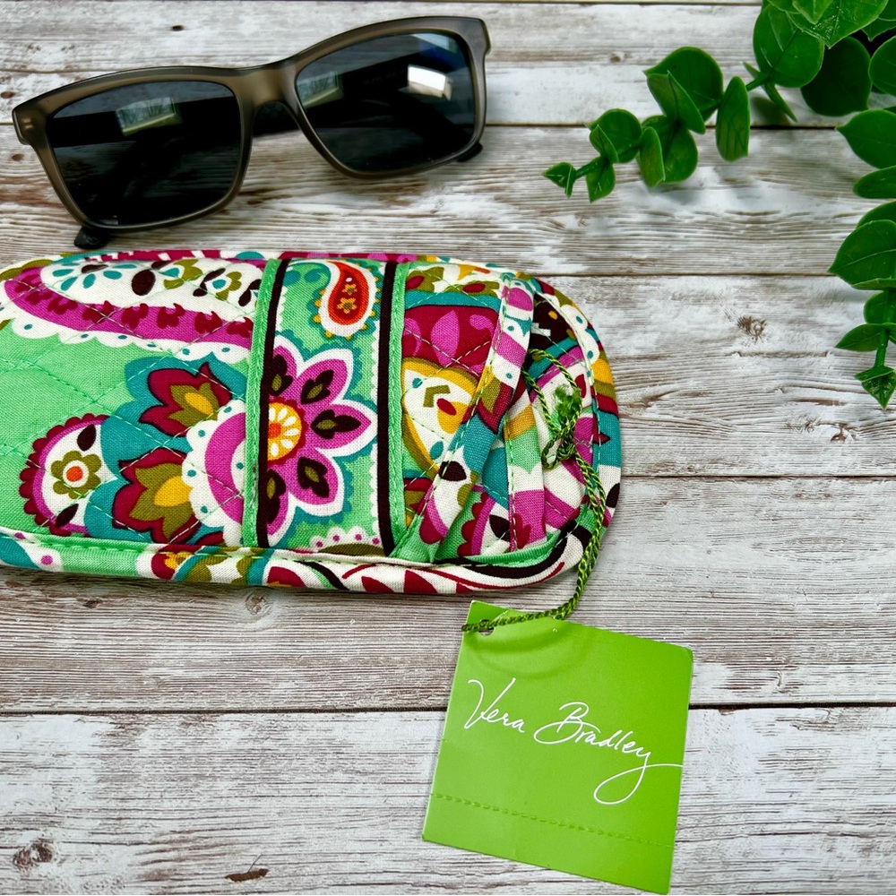 Vera Bradley Padded Floral Tutti Frutti Double Eye Glasses Case NEW WITH TAGS